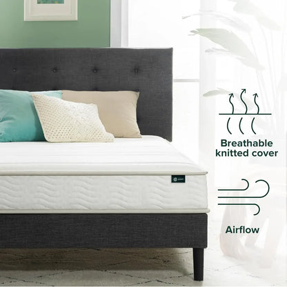 6in Twin Hybrid Mattress w/ Medium Firmness