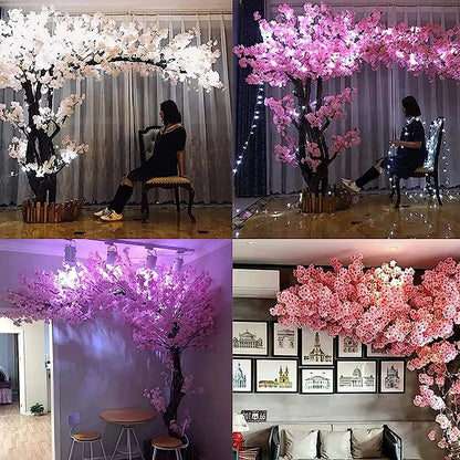 Artificial Cherry Blossom Tree Handmade Light Pink Tree