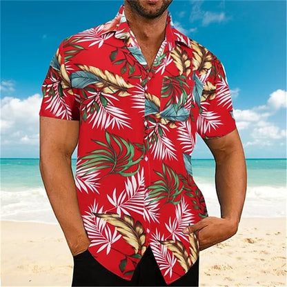 Men's Summer Plant Hawaiian Shirt