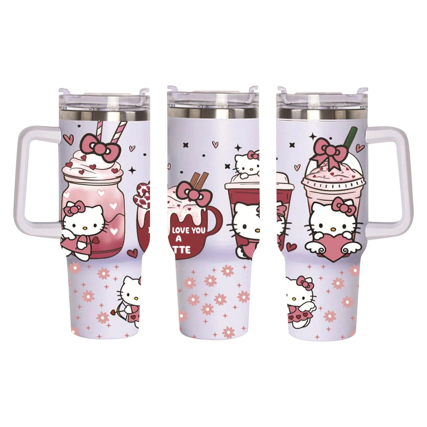 Sanrio 40oz Stainless Steel Tumbler w/ Handle
