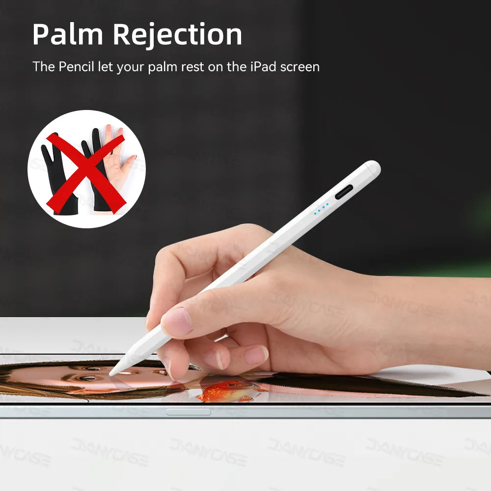 Lápiz óptico para iPad con inclinación con rechazo de palma