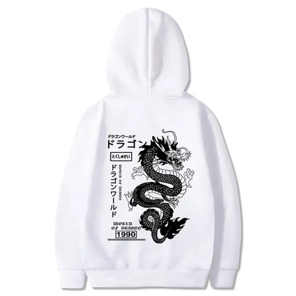 Japanese Dragon Styled Pullover Hoodies