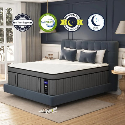 14in Hybrid Memory Foam Queen Size Mattress