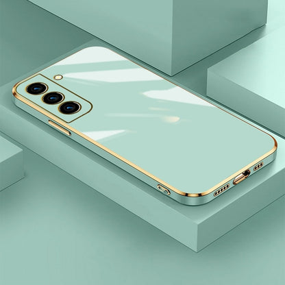 Luxury Plating Silicone Square Phone Case