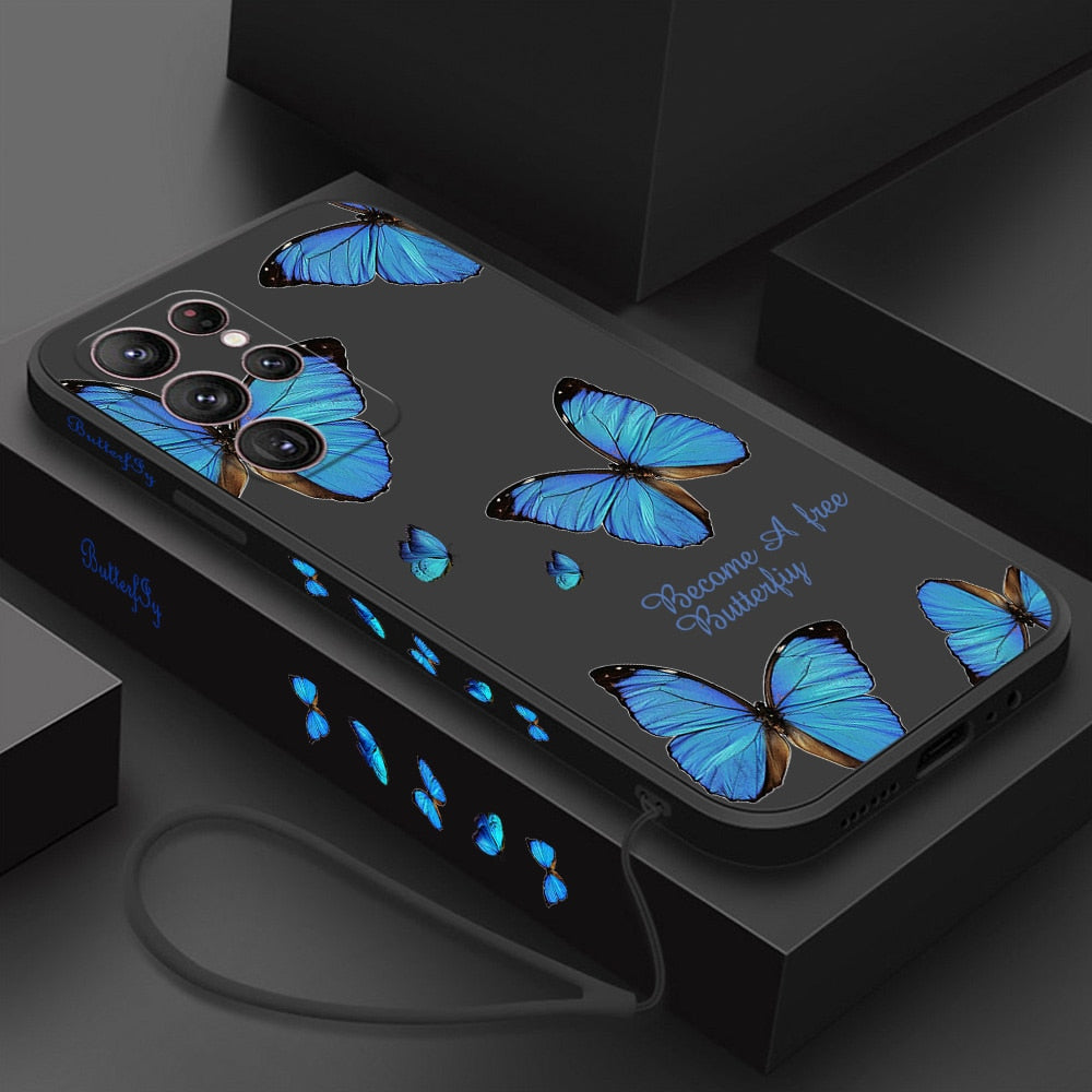 Butterfly Flower Case