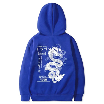 Japanese Dragon Styled Pullover Hoodies