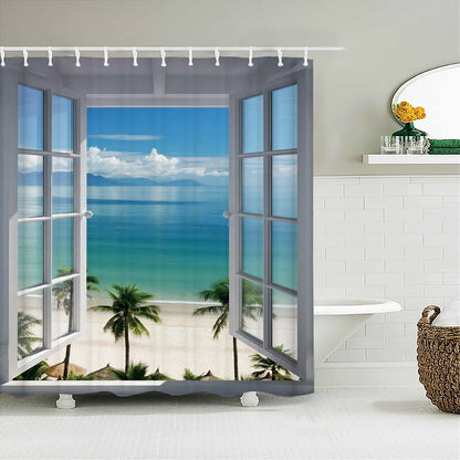 Beach Scenery Shower Curtains