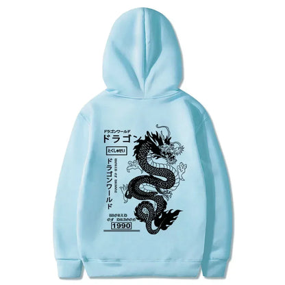 Japanese Dragon Styled Pullover Hoodies
