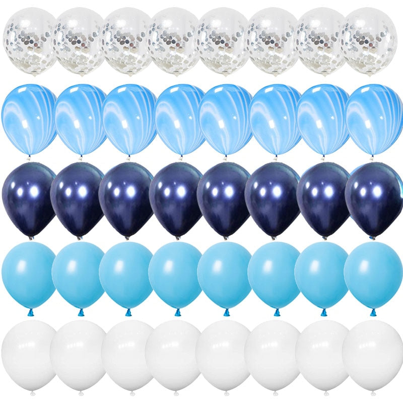 40 globos de látex confeti de 12 pulgadas.
