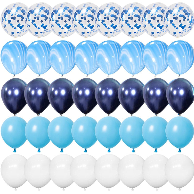 40 globos de látex confeti de 12 pulgadas.
