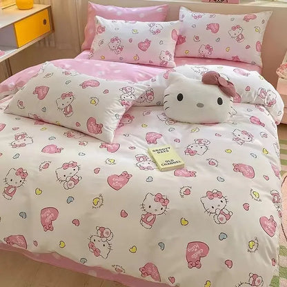 Hello Kitty Duvet Cover & Pillowcase Set