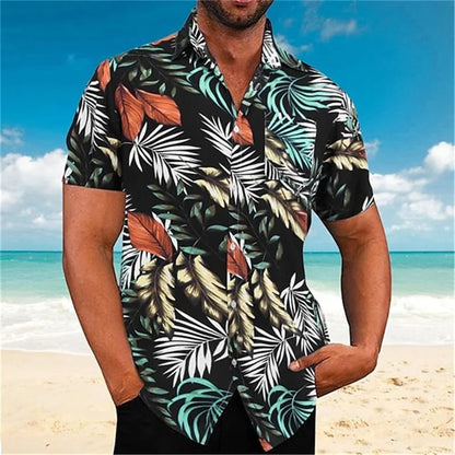 Men's Summer Plant Hawaiian Shirt
