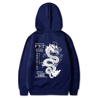 Japanese Dragon Styled Pullover Hoodies