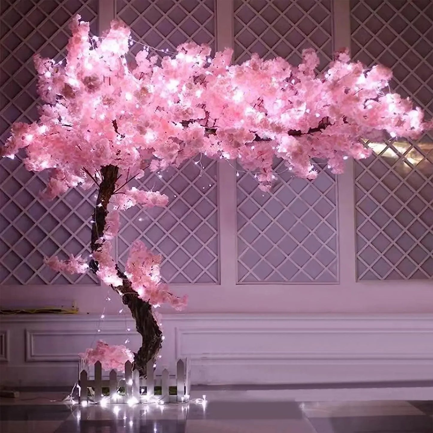 Artificial Cherry Blossom Tree Handmade Light Pink Tree
