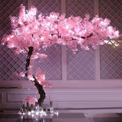 Artificial Cherry Blossom Tree Handmade Light Pink Tree