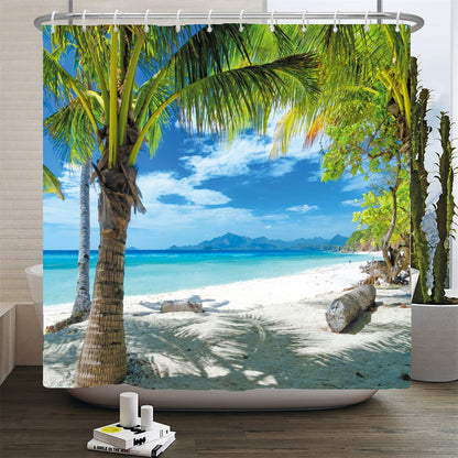 Beach Scenery Shower Curtains