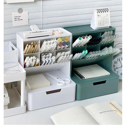 Multifunctional Pen Holder & Desk Organizer