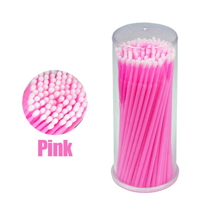 100pcs Disposable Mini Eyelashes Extension Brushes