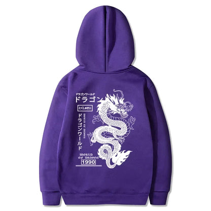 Japanese Dragon Styled Pullover Hoodies