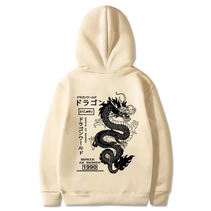 Japanese Dragon Styled Pullover Hoodies
