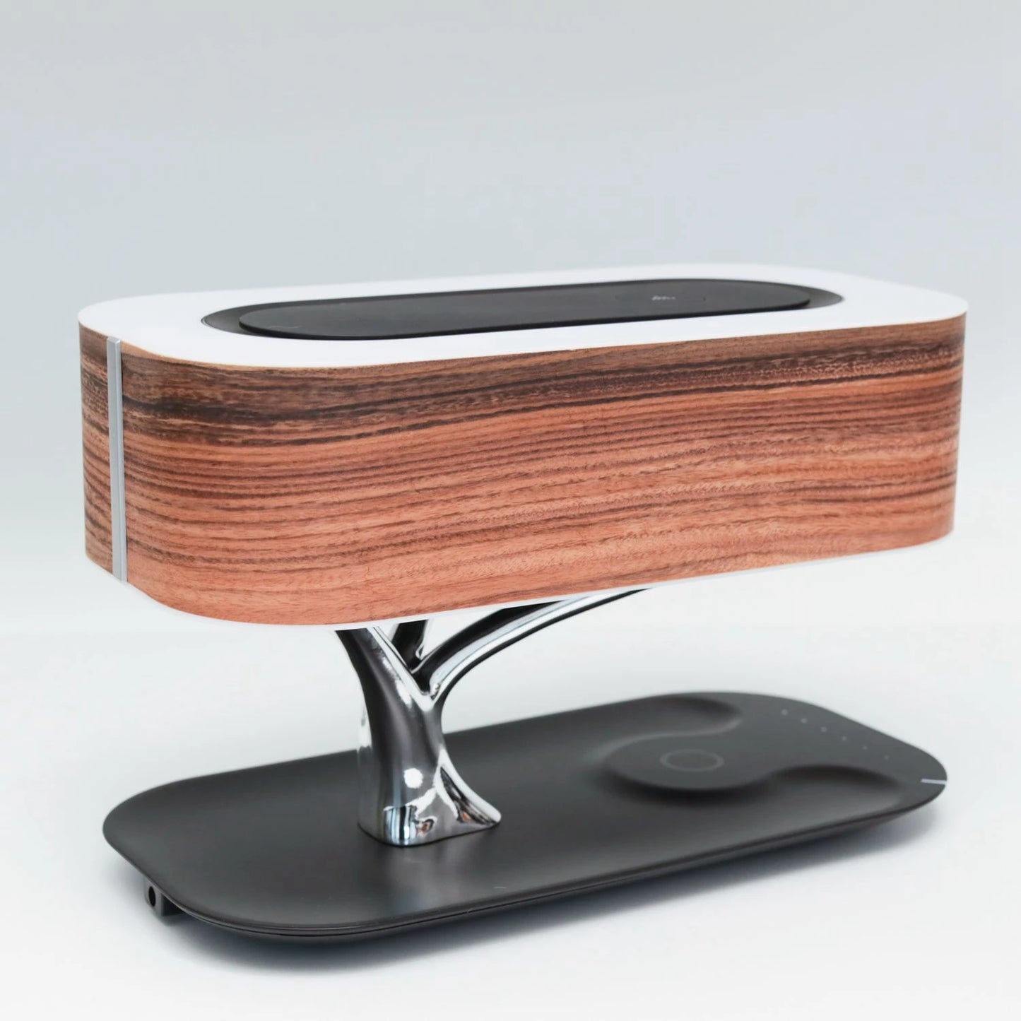 Multifunctional  Hometree Desk Lamp Wooden Bedroom Table Lamp With Speaker Wireless