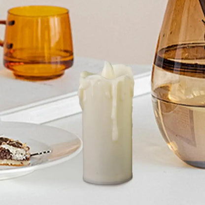 Flameless Fake Candle Lights - Set Of 3