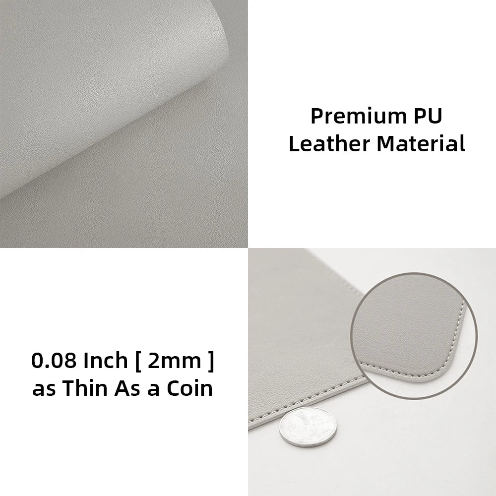 PU Leather Waterproof Mouse Pad