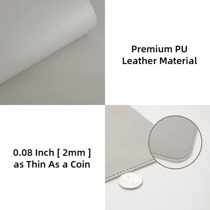 PU Leather Waterproof Mouse Pad