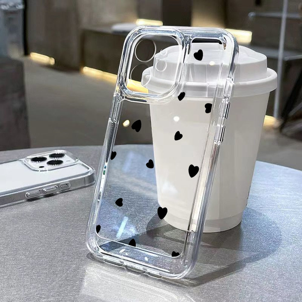 Funda de silicona para teléfono con flores