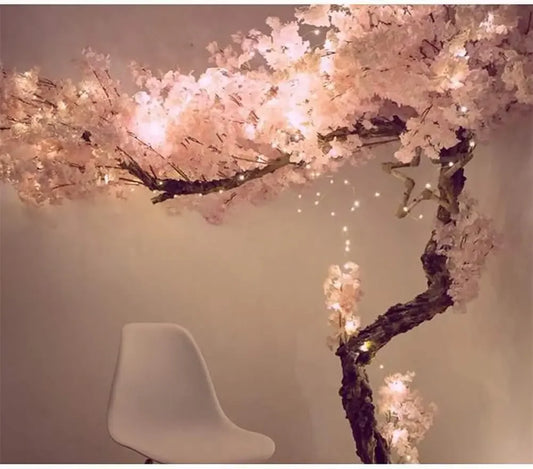 Artificial Cherry Blossom Tree Handmade Light Pink Tree
