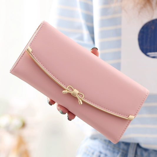 Lucky Hand-Held TriFold Long Wallet