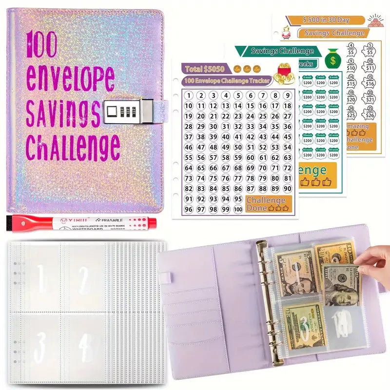 Envelope Cash Stuffing Challenges Variety Sets