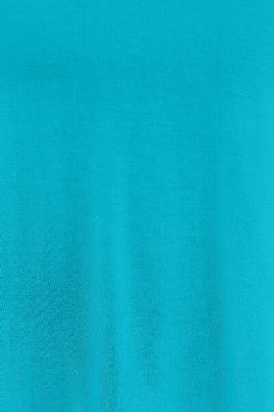 Blusa básica de manga farol con cuello en V y tamaño completo de Bae