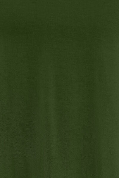 Blusa básica de manga farol con cuello en V y tamaño completo de Bae